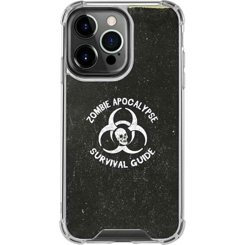 Zombie Apocalypse Survival Guide iPhone 16 Pro Clear Case